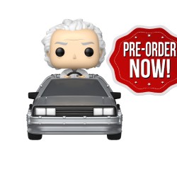 Funko Pop Rides Back to the Future Doc with Time Machine